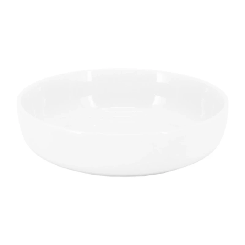 Elama Duncan 18 Piece White 18-pc. Porcelain Dinnerware Set