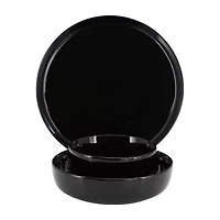 Elama Duncan 18 Piece Black 18-pc. Porcelain Dinnerware Set