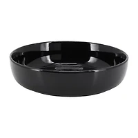 Elama Duncan 18 Piece Black 18-pc. Porcelain Dinnerware Set