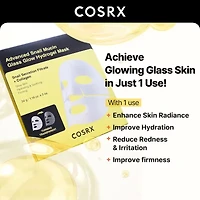 Cosrx Advanced Snail Mucin Glass Glow Hydrogel Mask