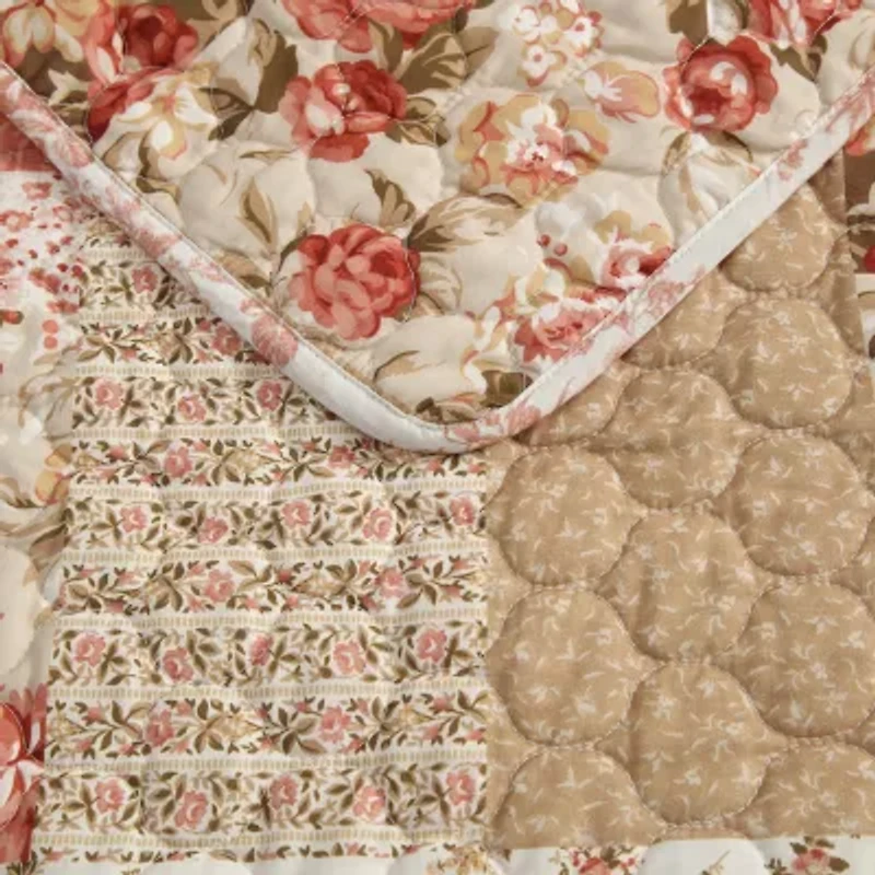 Laura Ashley Harrietta Patchwork Quilt Set