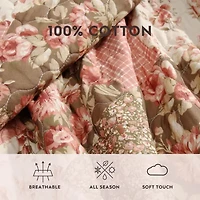 Laura Ashley Harrietta Patchwork Quilt Set