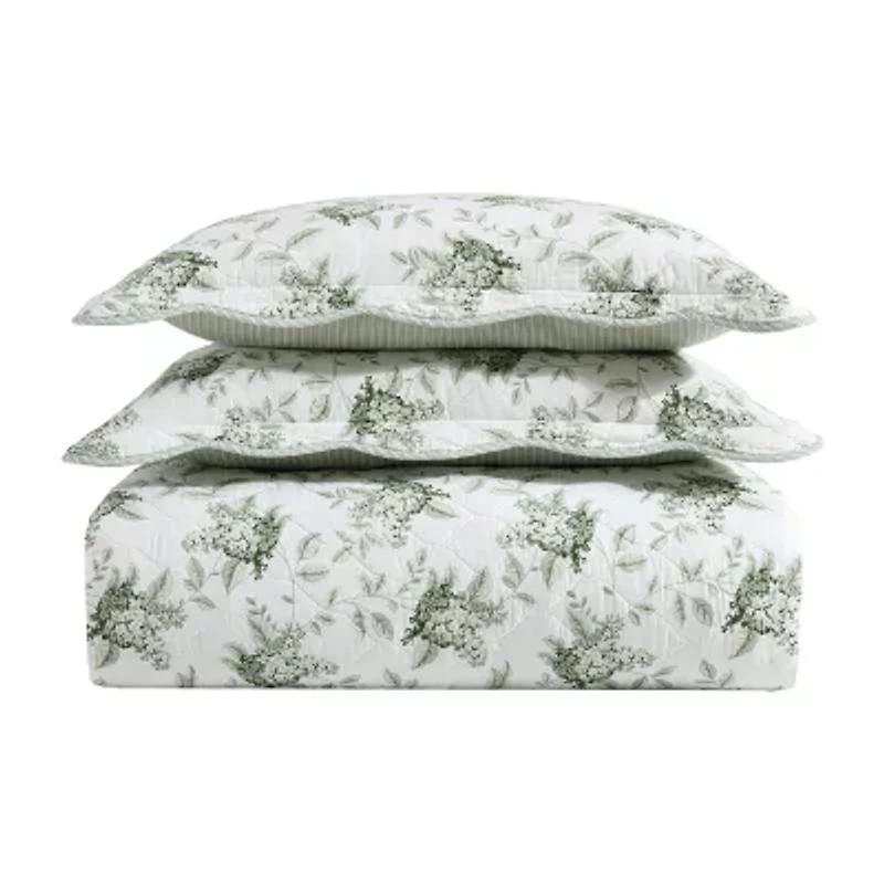 Laura Ashley Portland Floral Quilt Set
