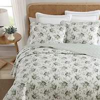 Laura Ashley Portland Floral Quilt Set