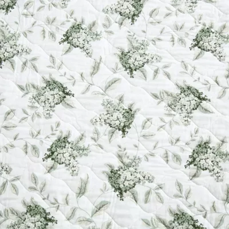 Laura Ashley Portland Floral Quilt Set