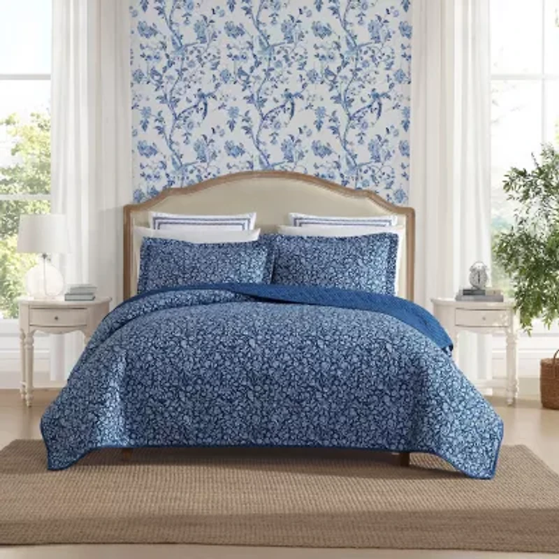 Laura Ashley Elaina Quilt Set