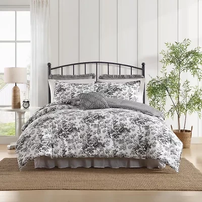 Laura Ashley Toile Delight Midweight Comforter Set