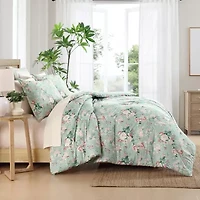 Laura Ashley Rosemoore Face Midweight Comforter Set