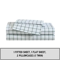 Eddie Bauer Tattersall Plaid Sheet Set