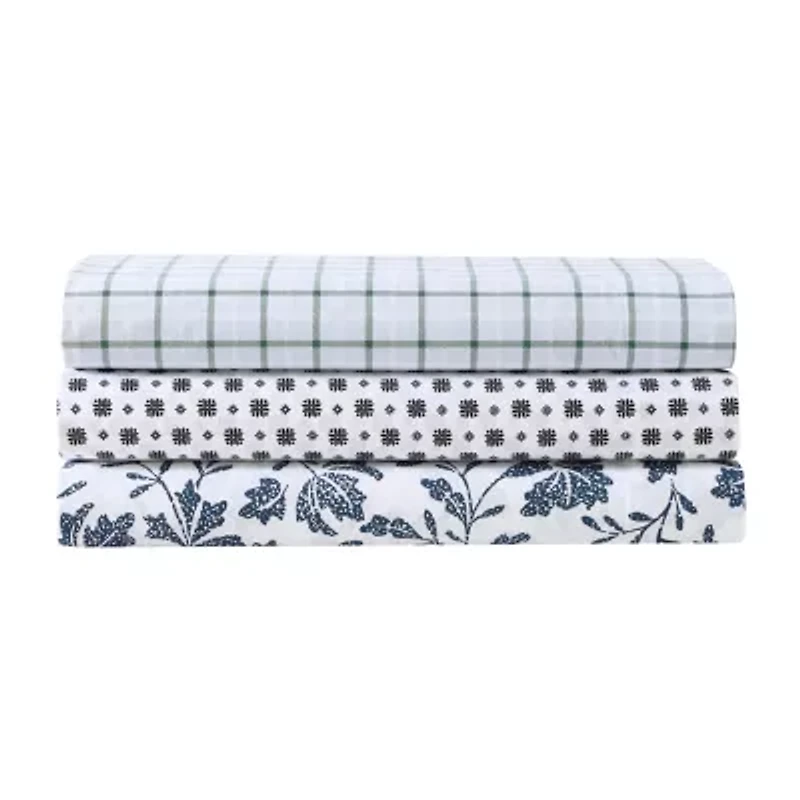 Eddie Bauer Tattersall Plaid Sheet Set