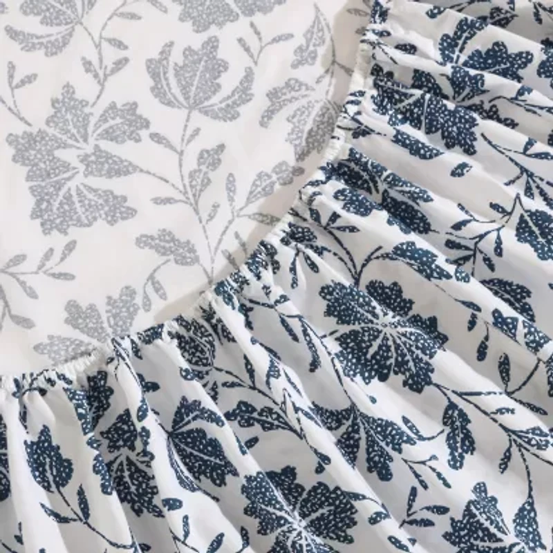 Eddie Bauer Woodblock Floral Sheet Set