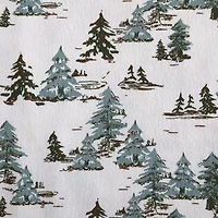 Eddie Bauer Snowy Pine Trees Sheet Set