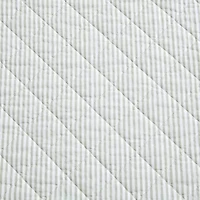 Laura Ashley Oxford Stripe Quilt Set