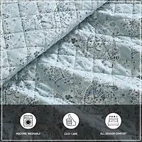 Wrangler Prairieland Paisley Quilt Set