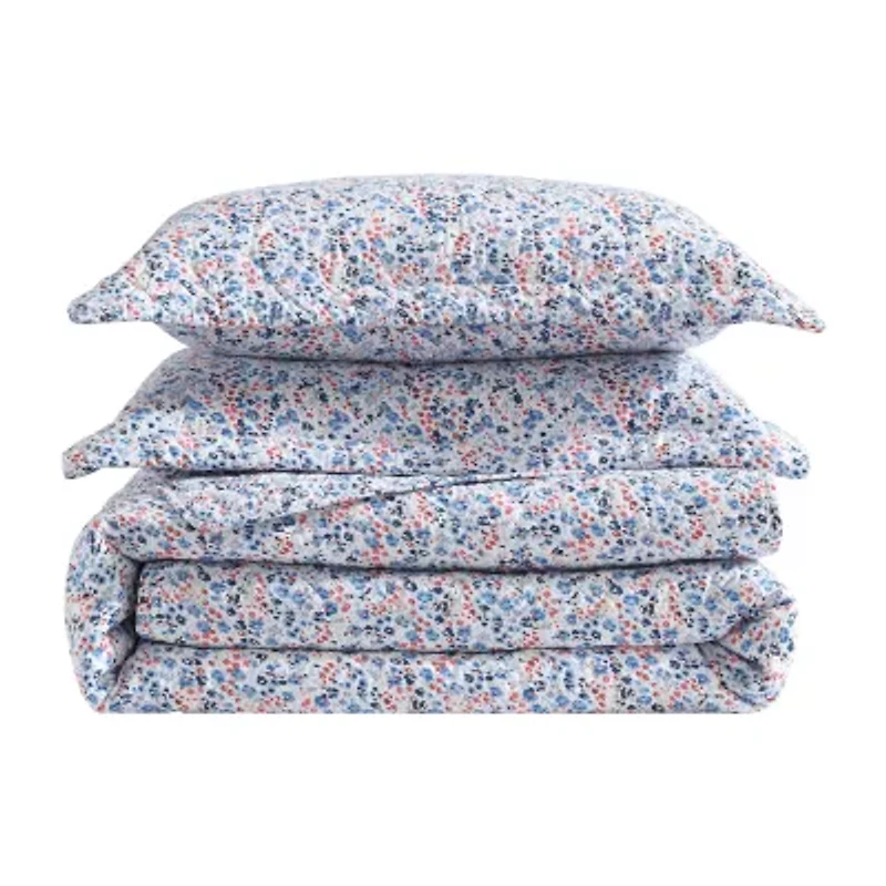 Laura Ashley Leoflower Quilt Set
