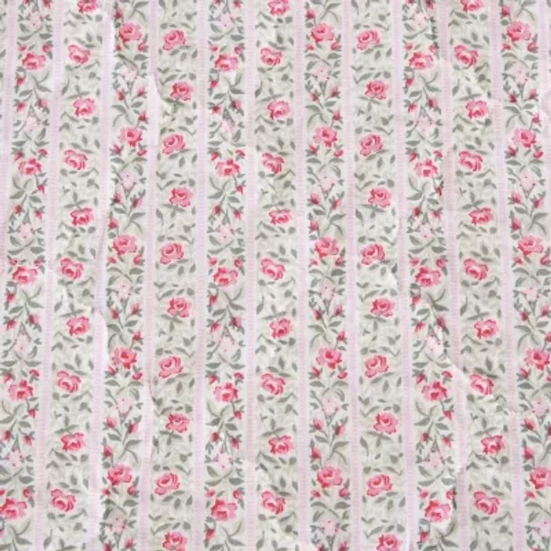 Laura Ashley Marta Stripe Quilt Set