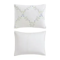 Laura Ashley Floral Embroidery Quilt Set