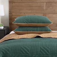Eddie Bauer Solid Washed Quilt Set