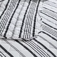 Laura Ashley Stripe Perfection Quilt Set