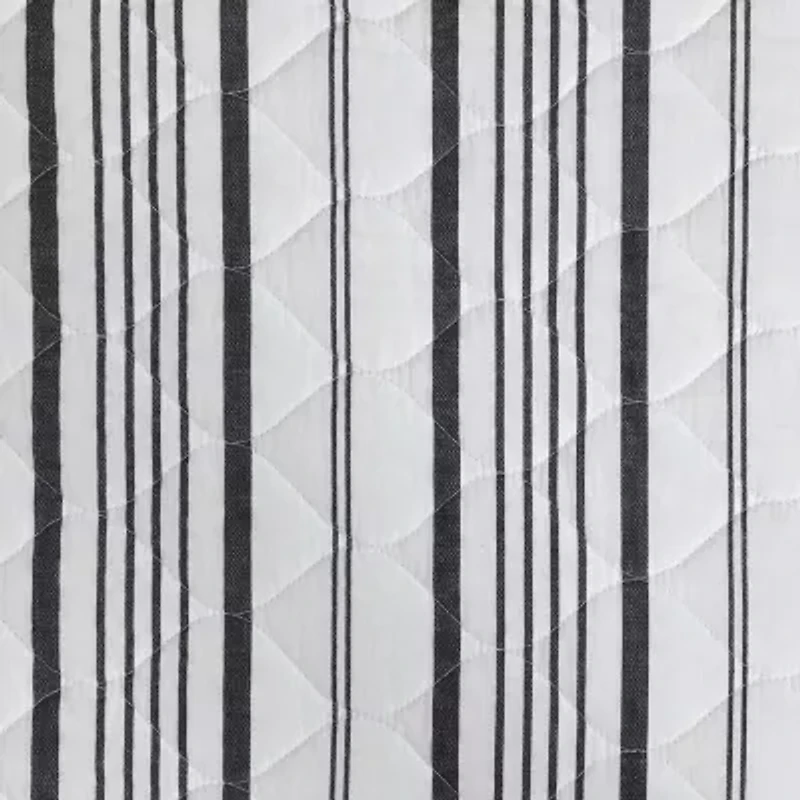Laura Ashley Stripe Perfection Quilt Set