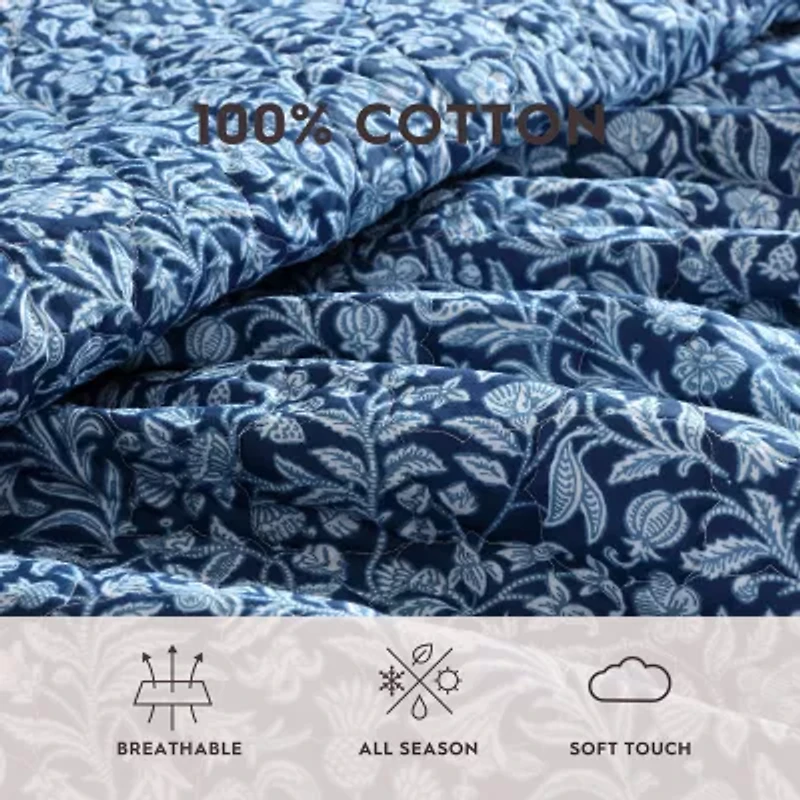 Laura Ashley Elaina Quilt Set