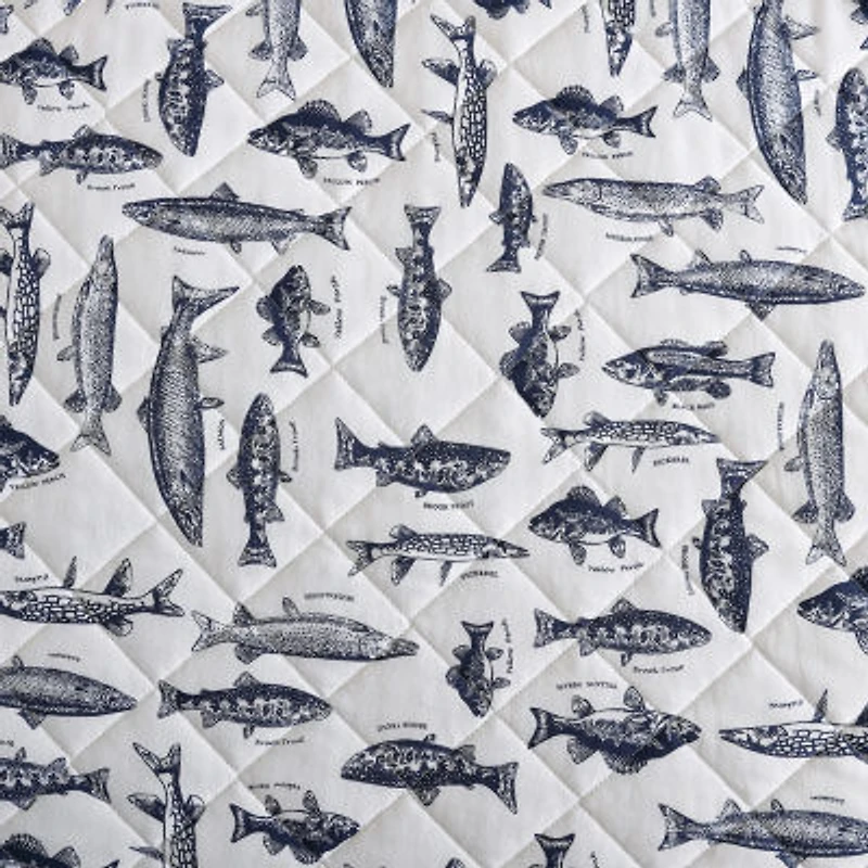 Eddie Bauer Wes Fish Quilt Set