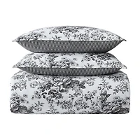 Laura Ashley Toile Delight Midweight Comforter Set