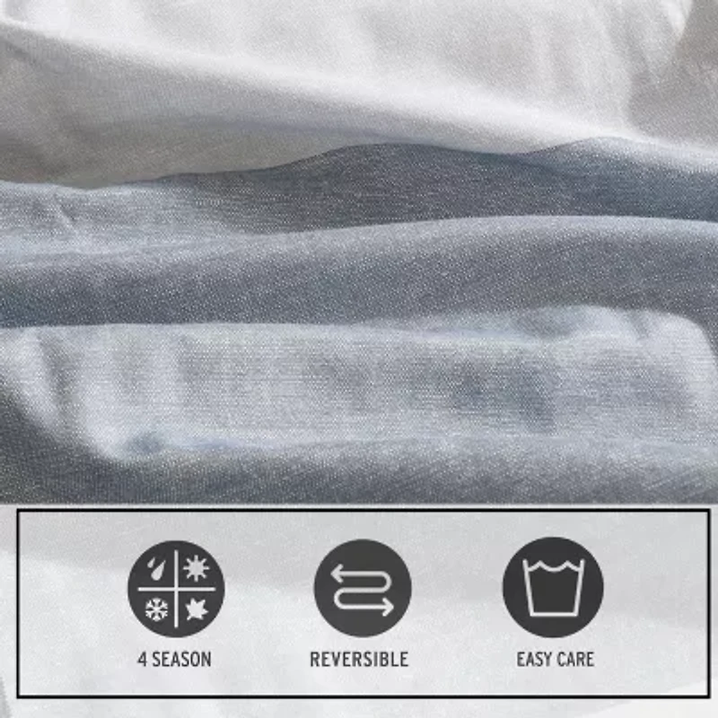Eddie Bauer Oversized Palid Midweight Comforter Set