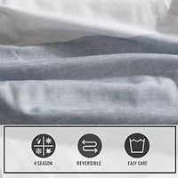 Eddie Bauer Oversized Palid Midweight Comforter Set
