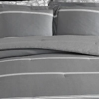 Eddie Bauer Chevron And Stripes Midweight Comforter Set