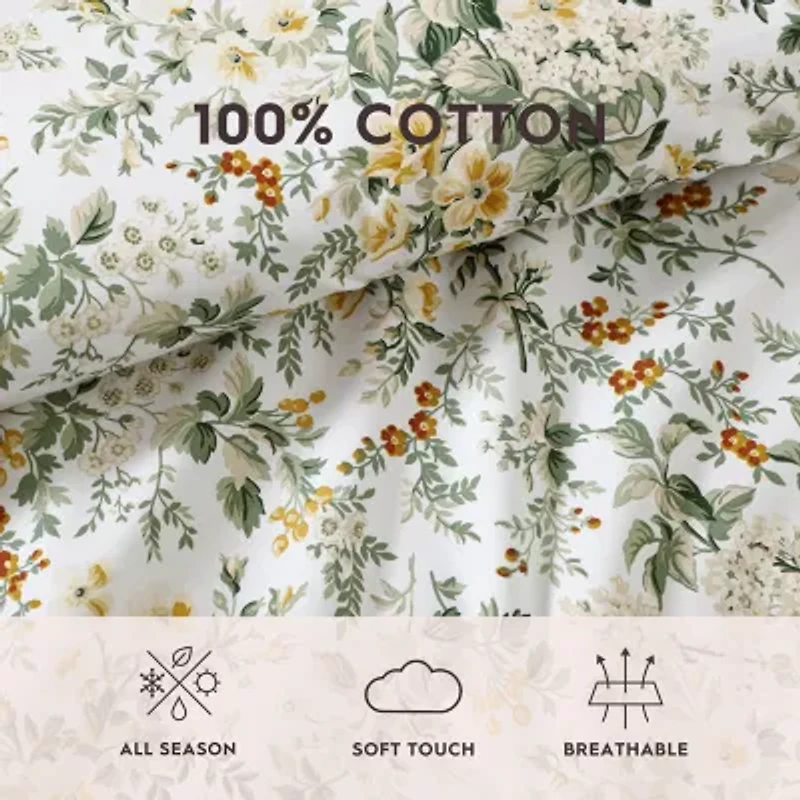 Laura Ashley Country Meadow Midweight Comforter Set