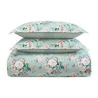 Laura Ashley Rosemoore Face Midweight Comforter Set