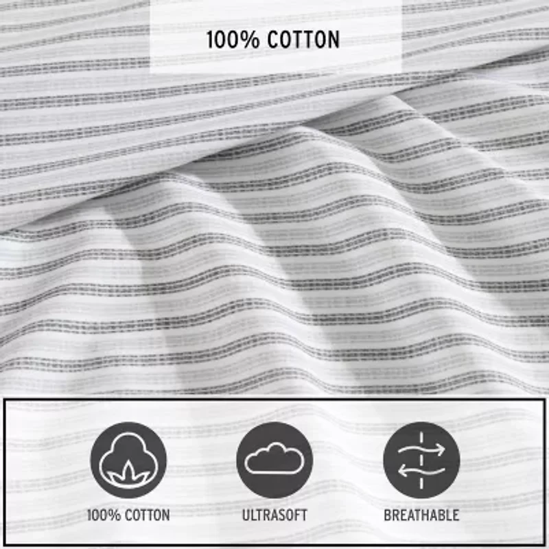 Eddie Bauer Ticking Stripe Sheet Set