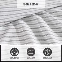 Eddie Bauer Ticking Stripe Sheet Set