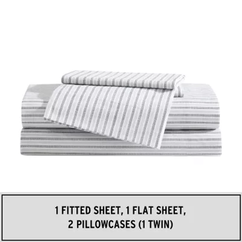 Eddie Bauer Ticking Stripe Sheet Set