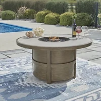 Signature Design by Ashley Raleigh Ranch Fire Pit Table