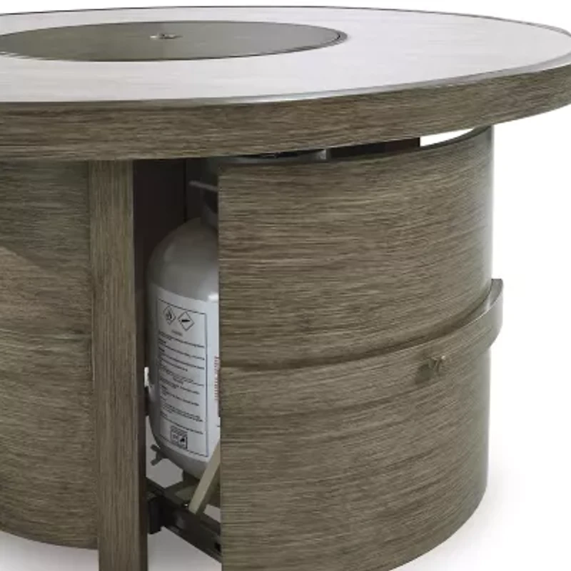 Signature Design by Ashley Raleigh Ranch Fire Pit Table