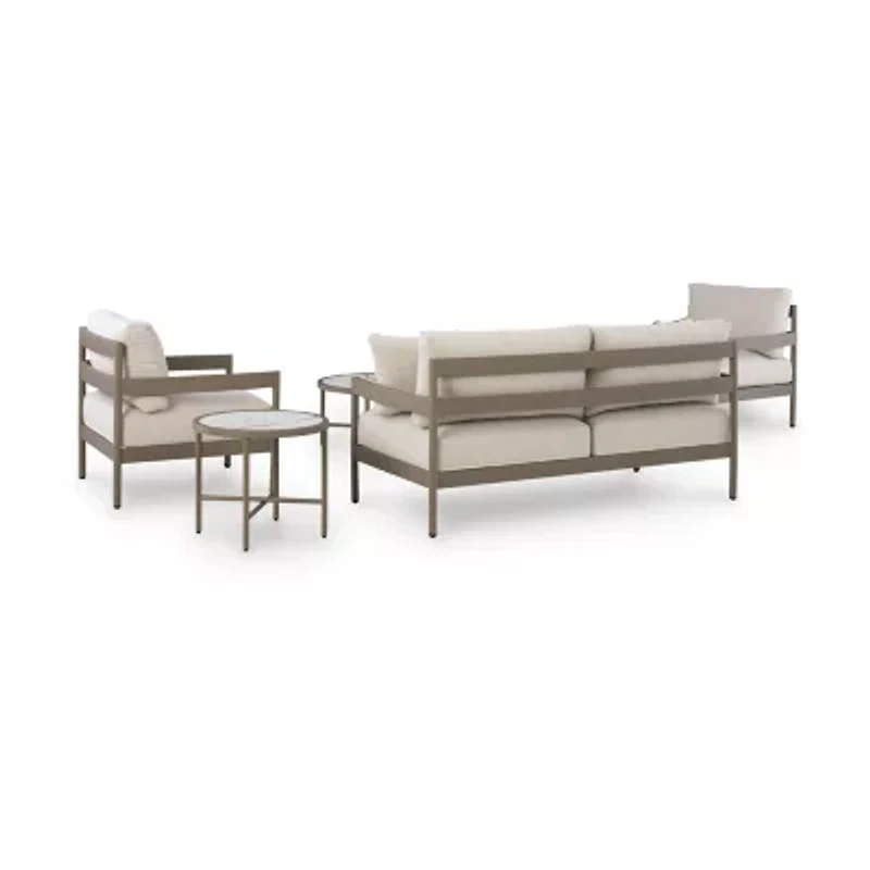 Signature Design by Ashley Biddeford 5-Piece Outdoor Conversation Set