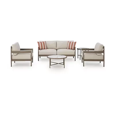 Signature Design by Ashley Biddeford 5-Piece Outdoor Conversation Set