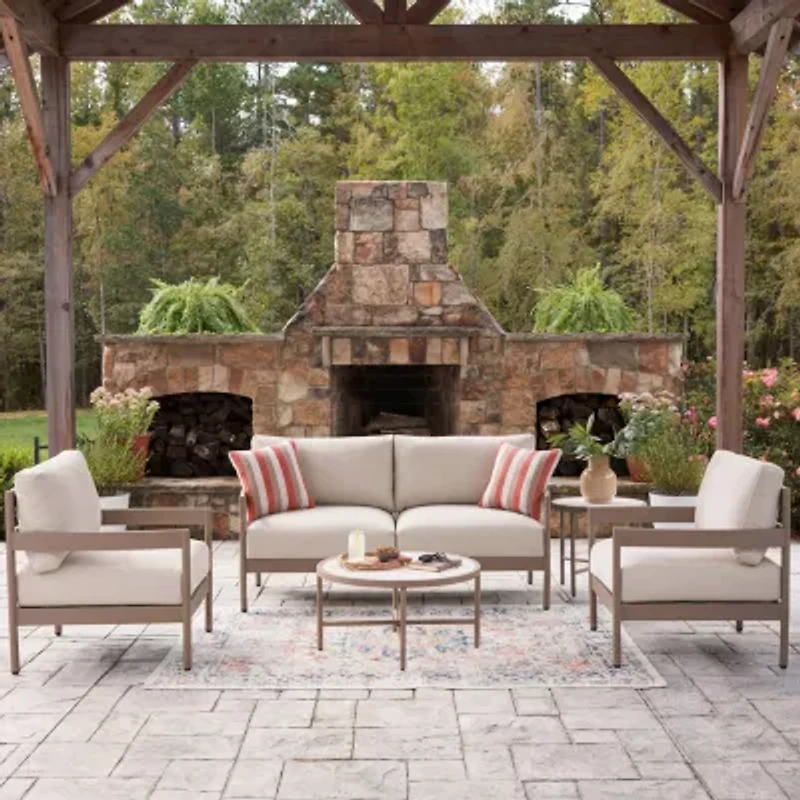 Signature Design by Ashley Biddeford 5-Piece Outdoor Conversation Set