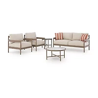 Signature Design by Ashley Biddeford 5-Piece Outdoor Conversation Set
