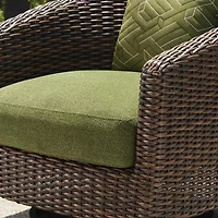 Signature Design by Ashley Hoquiam Outdoor Swivel Lounge Chair with Cushion