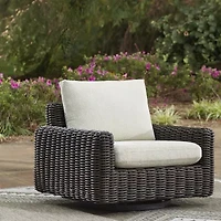 Signature Design by Ashley King 40" Outdoor Track-Arm Swivel Lounge Chair