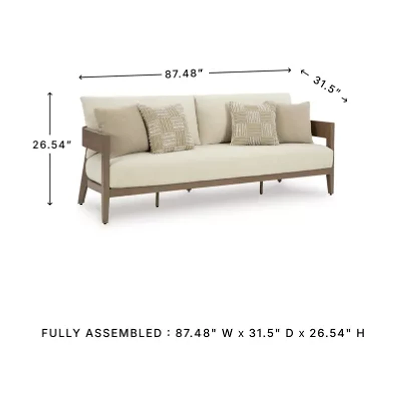 Signature Design by Ashley Severn Outdoor Sofa with Cushion