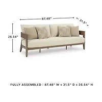 Signature Design by Ashley Severn Outdoor Sofa with Cushion