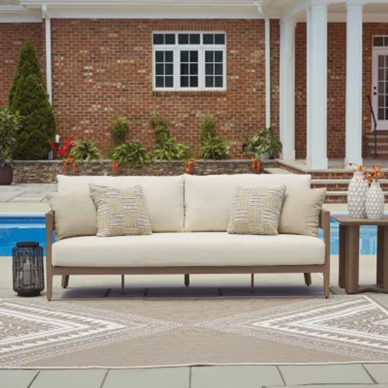 Signature Design by Ashley Severn Outdoor Sofa with Cushion