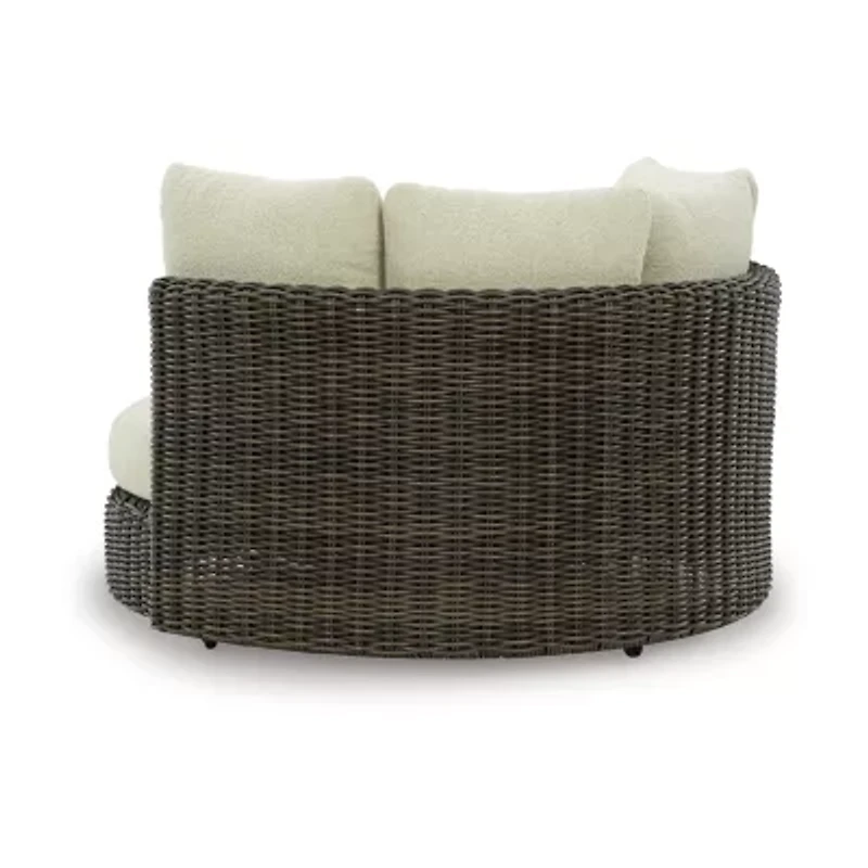 Signature Design by Ashley King 60" Outdoor Swivel Lounge Chair with Cushions