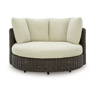 Signature Design by Ashley King 60" Outdoor Swivel Lounge Chair with Cushions