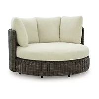 Signature Design by Ashley King 60" Outdoor Swivel Lounge Chair with Cushions