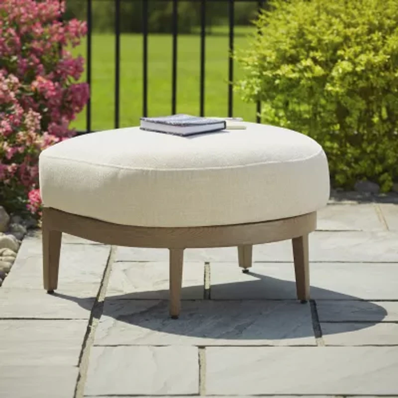 Signature Design by Ashley Severn Outdoor Ottoman with Cushion
